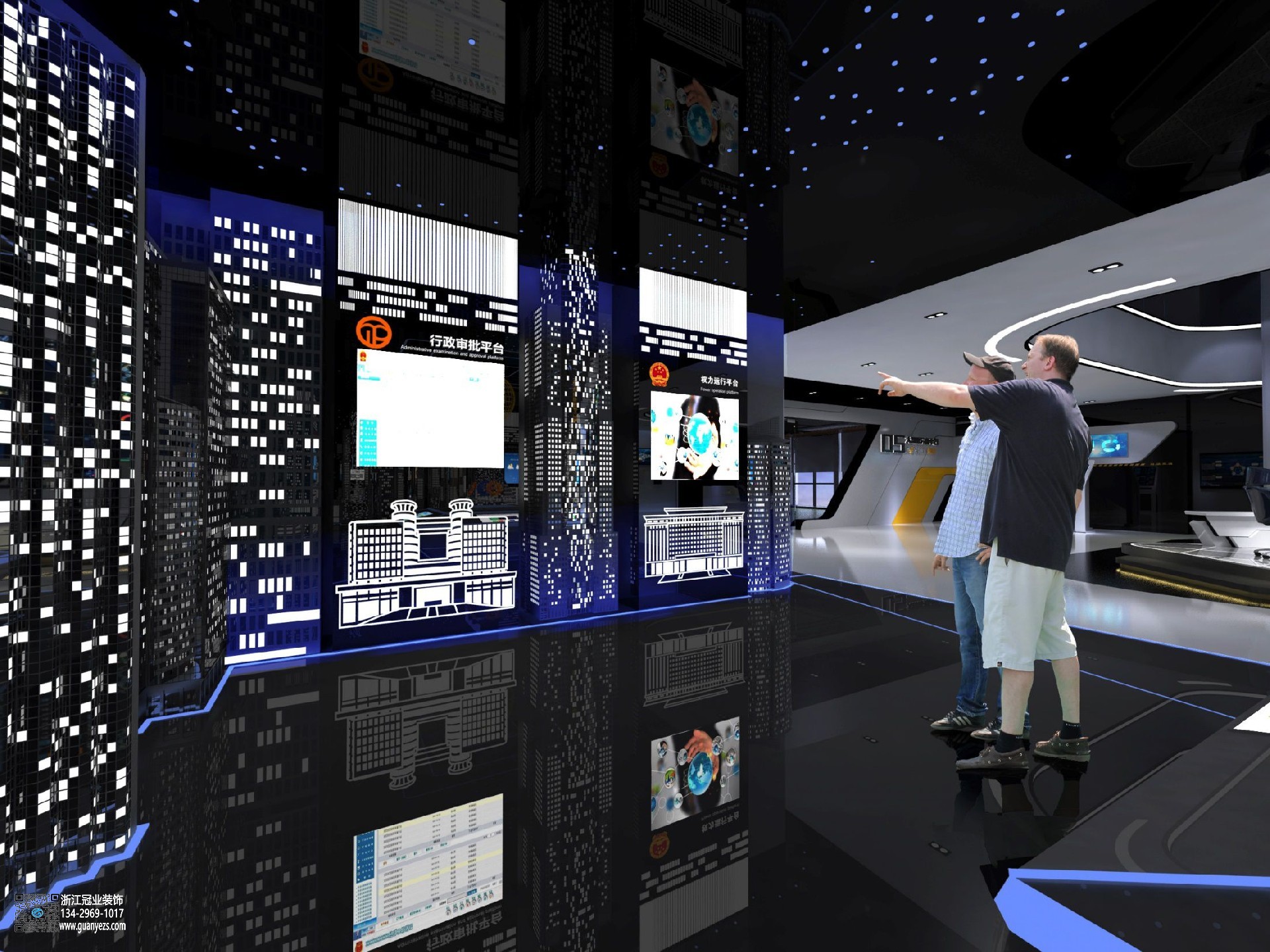 科技展廳裝修設計